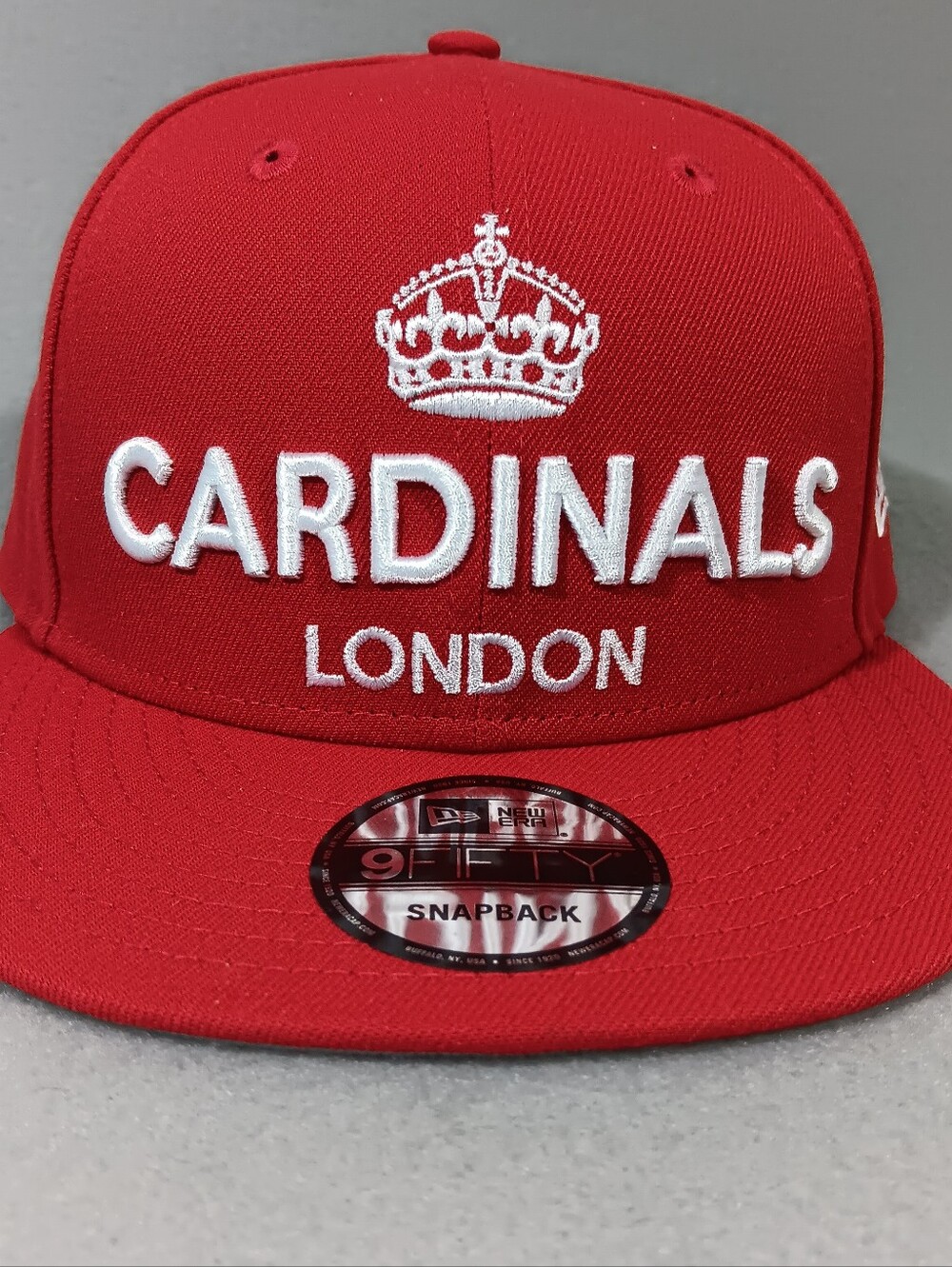 St. Louis Cardinals New Era 9FIFTY 2023 LONDON Series Snapback Baseball Cap/Hat